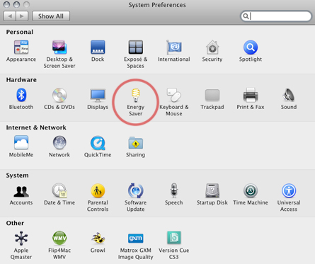 System Preferences