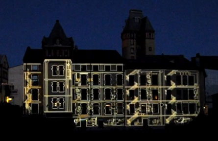 AntiVJ video mapping in Norrköping AntiVJ video mapping in Norrköping